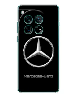 Чехол для OnePlus 12 с картинкой «Mercedes Silver Logo»