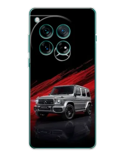 Чехол для OnePlus 12 с картинкой «Mercedes G-Class красный»