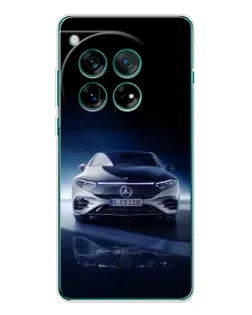 Чехол для OnePlus 12 с картинкой «Ночной Mercedes EQ»