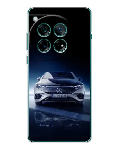 Чехол для OnePlus 12 с картинкой «Ночной Mercedes EQ»