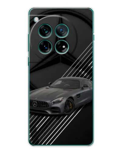 Чехол для OnePlus 12 с картинкой «Mercedes AMG — графика»