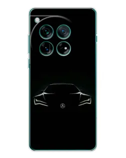 Чехол для OnePlus 12 с картинкой «Mercedes — силуэт авто» Чехол для OnePlus 12 с картинкой «Mercedes — силуэт авто»