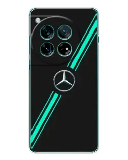 Чехол для OnePlus 12 с картинкой «Спортивные линии Mercedes» Чехол для OnePlus 12 с картинкой «Спортивные линии Mercedes»