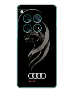 Чехол для OnePlus 12 с картинкой «Графика — пантера и Audi»