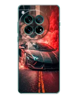 Чехол для OnePlus 12 с картинкой «Lamborghini красный дым» Чехол для OnePlus 12 с картинкой «Lamborghini красный дым»