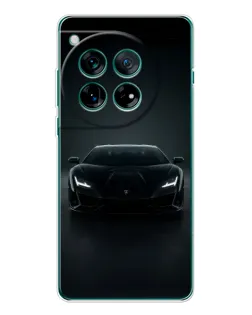 Чехол для OnePlus 12 с картинкой «Черный Lamborghini Aventador» Чехол для OnePlus 12 с картинкой «Черный Lamborghini Aventador»