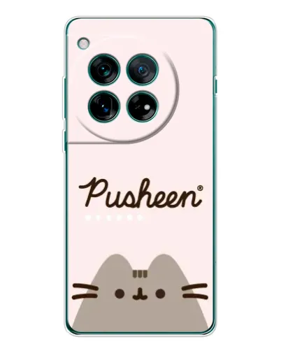 Чехол для OnePlus 12 с картинкой «Pusheen логотип» Чехол для OnePlus 12 с картинкой «Pusheen логотип»