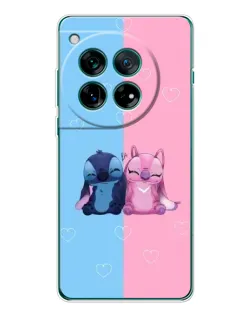 Чохол для OnePlus 12 з картинкою «Stitch та Angel Love»