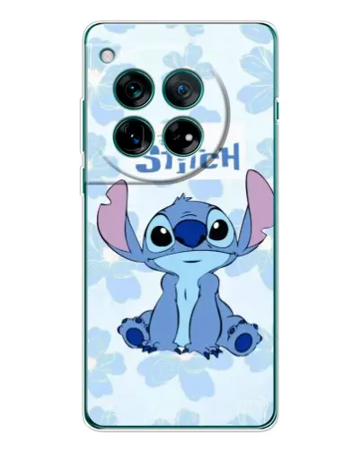 Чохол для OnePlus 12 з картинкою «Stitch серед квітів»