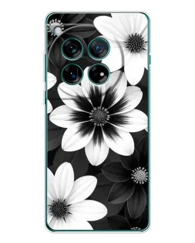 Чехол для OnePlus 12 с картинкой «Монохромные астры» Чехол для OnePlus 12 с картинкой «Монохромные астры»
