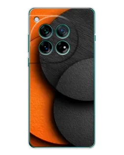 Чохол для OnePlus 12 з картинкою «Геометрія помаранчевих кіл»