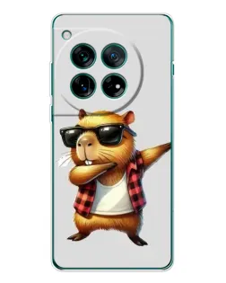 Чохол для OnePlus 12 з картинкою «Капібара репер даб»