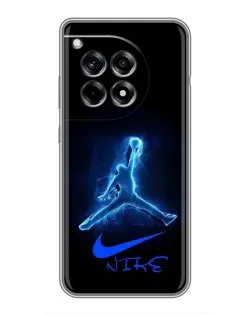 Чохол для OnePlus 12R з картинкою «Jordan Neon Blue» Чохол для OnePlus 12R з картинкою «Jordan Neon Blue»