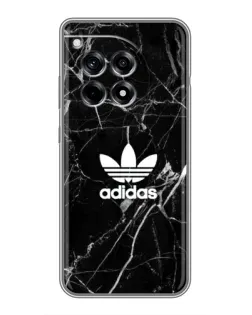 Чохол для OnePlus 12R з картинкою «Білий мармур Adidas»