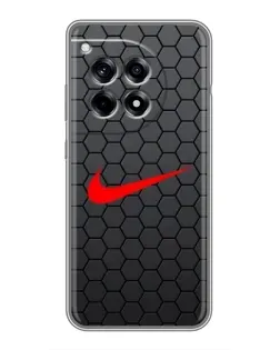 Чохол для OnePlus 12R з картинкою «Nike — карбонова сітка»