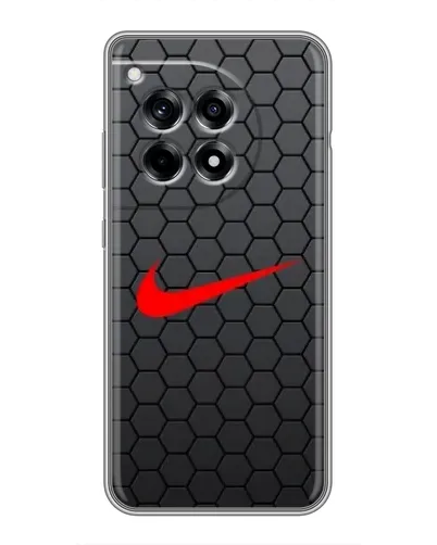 Чохол для OnePlus 12R з картинкою «Nike — карбонова сітка» Чохол для OnePlus 12R з картинкою «Nike — карбонова сітка»