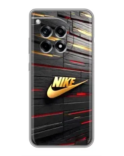 Чохол для OnePlus 12R з картинкою «Золотий Nike на металі» Чохол для OnePlus 12R з картинкою «Золотий Nike на металі»