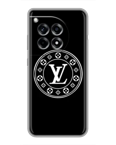 Чехол для OnePlus 12R с картинкой «LV — печать стиля»