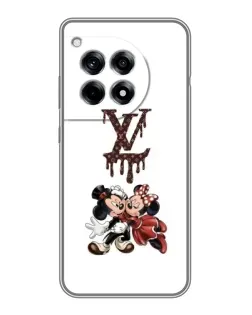 Чехол для OnePlus 12R с картинкой «LV и Микки Маус»