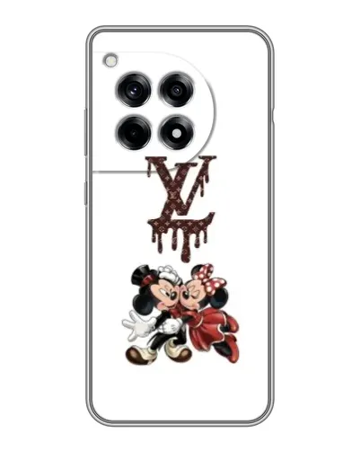 Чехол для OnePlus 12R с картинкой «LV и Микки Маус»