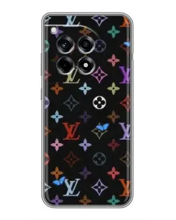 Чехол для OnePlus 12R с картинкой «Цветная монограмма LV»