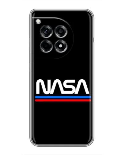 Чохол для OnePlus 12R з картинкою «NASA — класика Red Blue» Чохол для OnePlus 12R з картинкою «NASA — класика Red Blue»