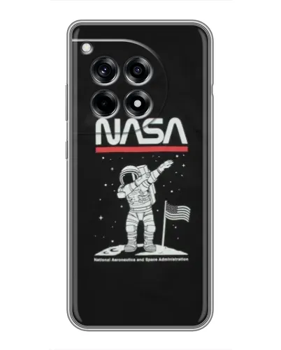 Чохол для OnePlus 12R з картинкою «NASA — крокуємо по Місяцю» Чохол для OnePlus 12R з картинкою «NASA — крокуємо по Місяцю»