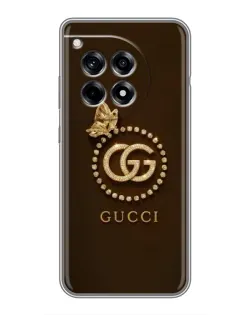 Чохол для OnePlus 12R з картинкою «Gucci — золотий метелик» Чохол для OnePlus 12R з картинкою «Gucci — золотий метелик»