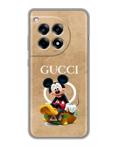 Чохол для OnePlus 12R з картинкою «Міккі Маус Gucci — крафт» Чохол для OnePlus 12R з картинкою «Міккі Маус Gucci — крафт»