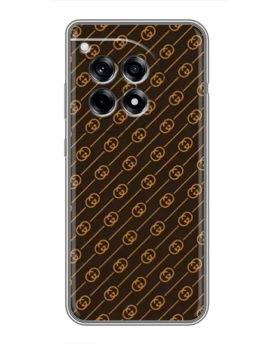 Чохол для OnePlus 12R з картинкою «Gucci — золоті діагоналі» Чохол для OnePlus 12R з картинкою «Gucci — золоті діагоналі»