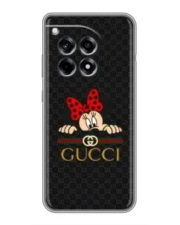 Чохол для OnePlus 12R з картинкою «Мінні Маус Gucci — чорний» Чохол для OnePlus 12R з картинкою «Мінні Маус Gucci — чорний»