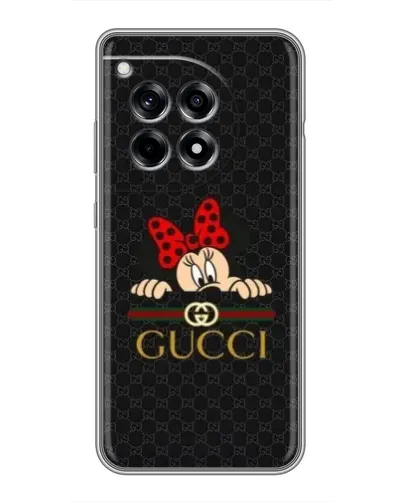 Чохол для OnePlus 12R з картинкою «Мінні Маус Gucci — чорний» Чохол для OnePlus 12R з картинкою «Мінні Маус Gucci — чорний»