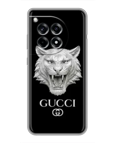 Чохол для OnePlus 12R з картинкою «Gucci — срібний лев» Чохол для OnePlus 12R з картинкою «Gucci — срібний лев»