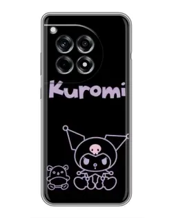 Чохол для OnePlus 12R з картинкою «Kuromi — чорний мінімалізм» Чохол для OnePlus 12R з картинкою «Kuromi — чорний мінімалізм»
