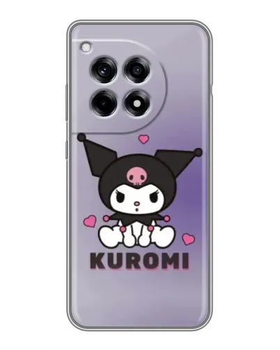 Чохол для OnePlus 12R з картинкою «Kuromi — фіолетовий арт»
