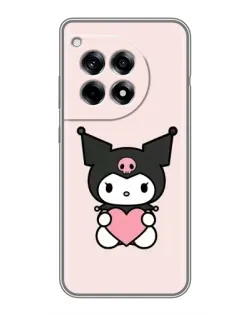 Чохол для OnePlus 12R з картинкою «Kuromi та серце» Чохол для OnePlus 12R з картинкою «Kuromi та серце»