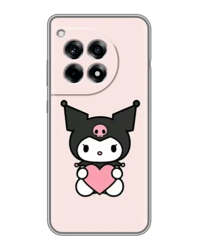 Чохол для OnePlus 12R з картинкою «Kuromi та серце»