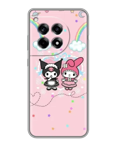 Чохол для OnePlus 12R з картинкою «My Melody та Kuromi»