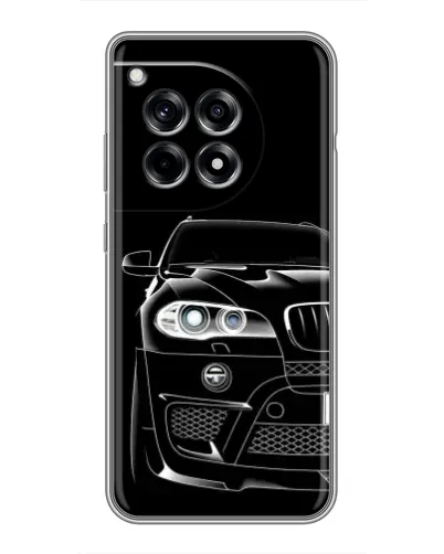 Чохол для OnePlus 12R з картинкою «Темний силует BMW»