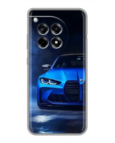 Чохол для OnePlus 12R з картинкою «Блакитна BMW M4»