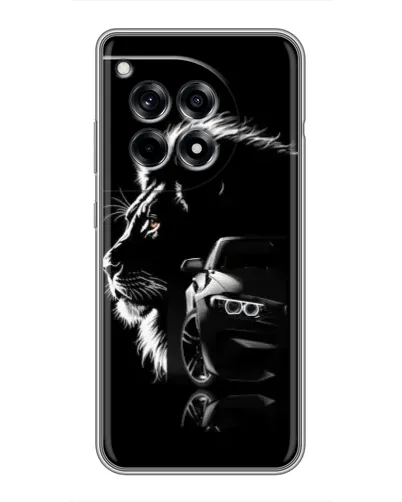 Чохол для OnePlus 12R з картинкою «BMW та лев»