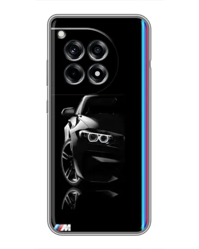 Чохол для OnePlus 12R з картинкою «Силует BMW в темряві»