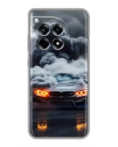 Чохол для OnePlus 12R з картинкою «BMW у диму»