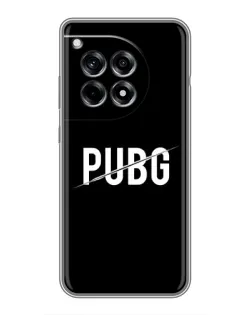 Чохол для OnePlus 12R з картинкою «PUBG — білий логотип» Чохол для OnePlus 12R з картинкою «PUBG — білий логотип»