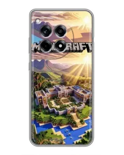 Чохол для OnePlus 12R з картинкою «Minecraft панорама»