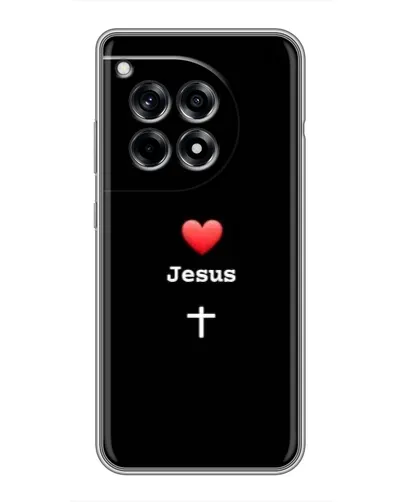 Чохол для OnePlus 12R з картинкою «Серце - Jesus»