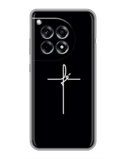 Чехол для OnePlus 12R с картинкой «Тонкий крест» Чехол для OnePlus 12R с картинкой «Тонкий крест»