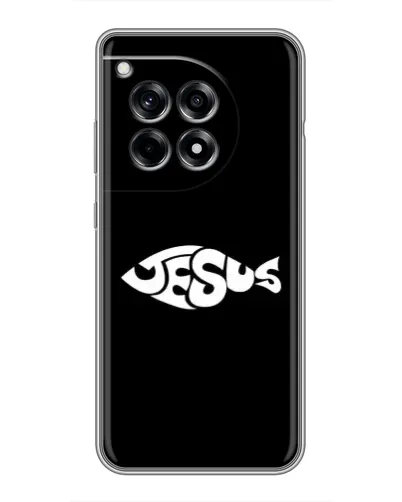 Чехол для OnePlus 12R с картинкой «Рыба Jesus» Чехол для OnePlus 12R с картинкой «Рыба Jesus»