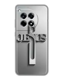 Чехол для OnePlus 12R с картинкой «Металлический крест Jesus» Чехол для OnePlus 12R с картинкой «Металлический крест Jesus»