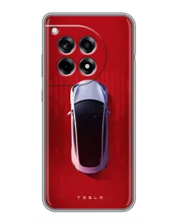 Чохол для OnePlus 12R з картинкою «Tesla Top View» Чохол для OnePlus 12R з картинкою «Tesla Top View»